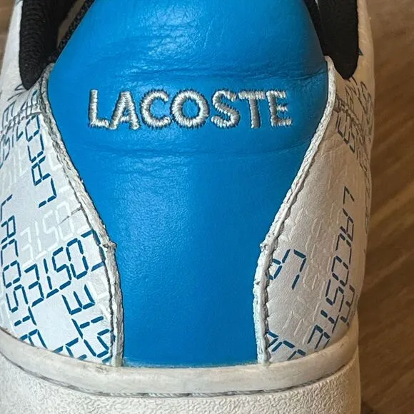 Lacoste‎ Carnaby Leather Tennis Shoes Digi White Logo Mens 10.5 UK 9.5 EU 44