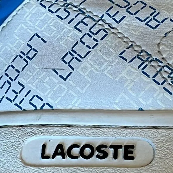 Lacoste‎ Carnaby Leather Tennis Shoes Digi White Logo Mens 10.5 UK 9.5 EU 44