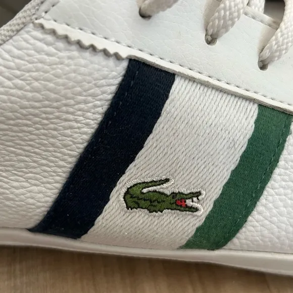 Lacoste Men’s Lerond Shoes White Size 12