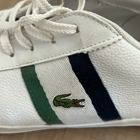 Lacoste Men’s Lerond Shoes White Size 12