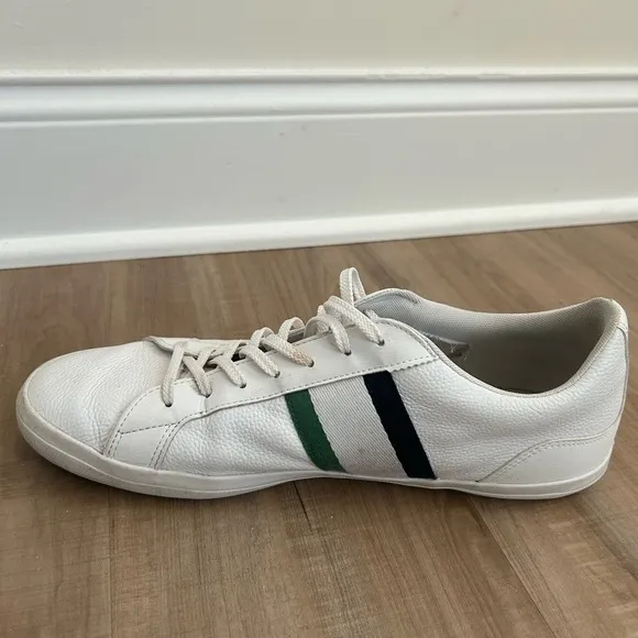 Lacoste Men’s Lerond Shoes White Size 12