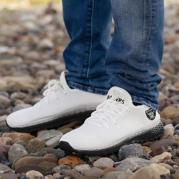Las Vegas Raiders Mens NFL Sneaker Tennis Shoes