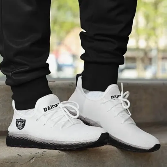 Las Vegas Raiders Mens NFL Sneaker Tennis Shoes