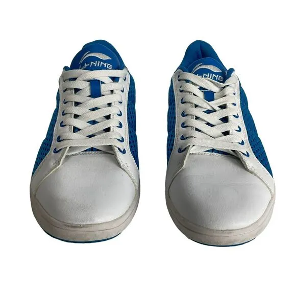 li ning atcgo11-11 blue white tennis shoes mens Size 10.5