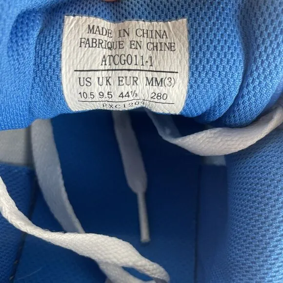 li ning atcgo11-11 blue white tennis shoes mens Size 10.5