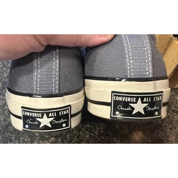 Like New Converse Chuck Taylor All Star Grey Low Top Sneaker