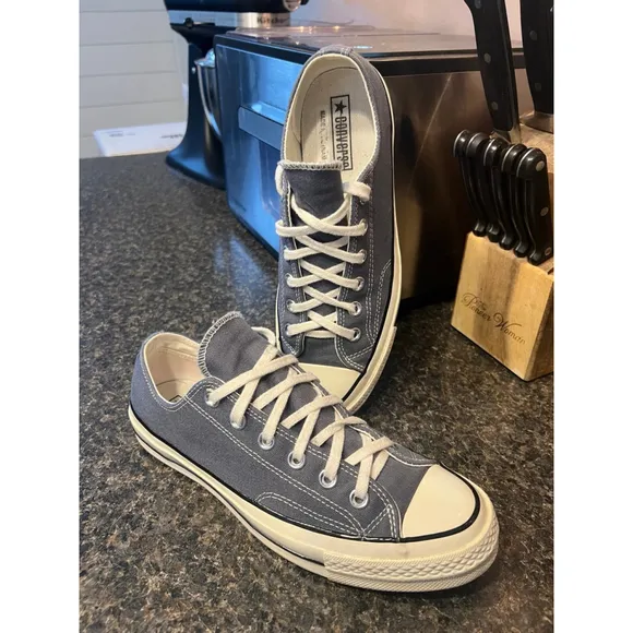 Like New Converse Chuck Taylor All Star Grey Low Top Sneaker