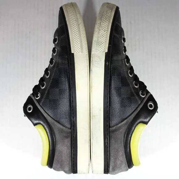 Louis Vuitton Twister Low Top Leather Damier Sneakers Mens UK 7.5 US 8.5 M1014