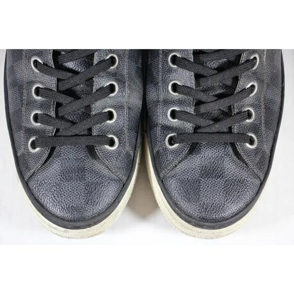 Louis Vuitton Twister Low Top Leather Damier Sneakers Mens UK 7.5 US 8.5 M1014