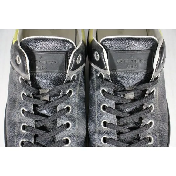 Louis Vuitton Twister Low Top Leather Damier Sneakers Mens UK 7.5 US 8.5 M1014