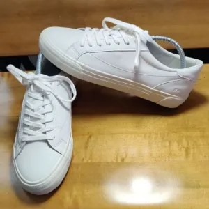 Madewell MWL white sneakers triple white woman's size 10 (mens 8.5)