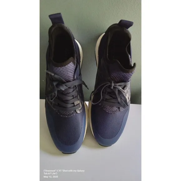 Marc Fisher Sneakers Athletic Training Gym Casual Blue Shoes