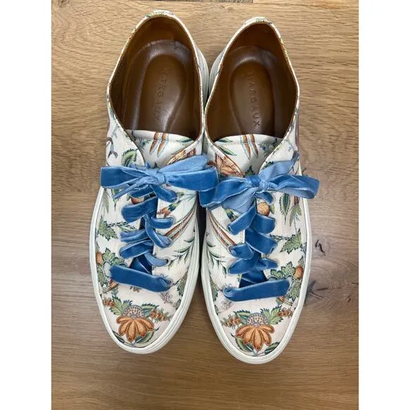 Margaux x Schumacher Floral Tennis Shoes Size 44 IT/13 US