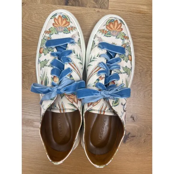 Margaux x Schumacher Floral Tennis Shoes Size 44 IT/13 US