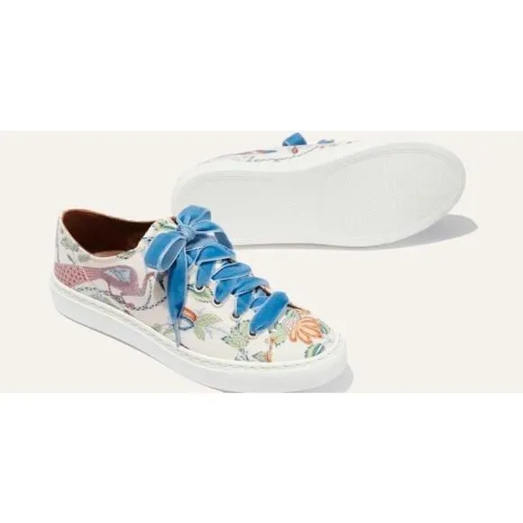 Margaux x Schumacher Floral Tennis Shoes Size 44 IT/13 US