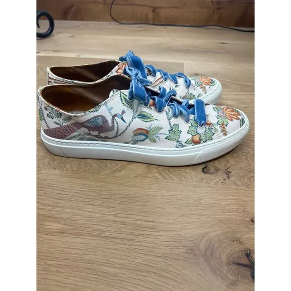 Margaux x Schumacher Floral Tennis Shoes Size 44 IT/13 US