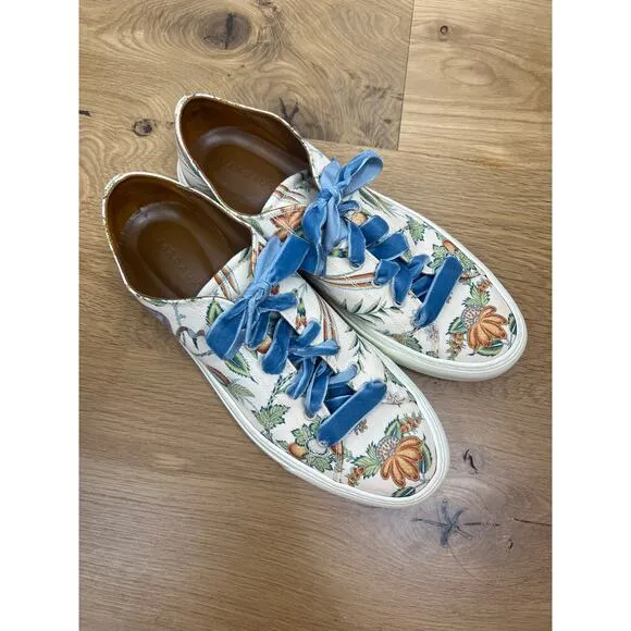 Margaux x Schumacher Floral Tennis Shoes Size 44 IT/13 US