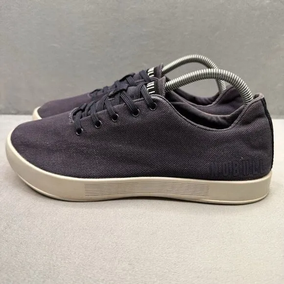 Mens 9.5 / Womens 11 NOBULL Canvas Trainer Shoes Dull Blue Training CrossFit