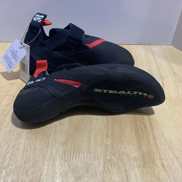 Men's Adidas Five Ten Aleon Climbing Shoes Black Comfort BC0861 Size 10