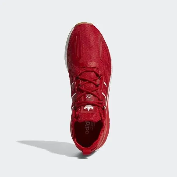 MEN'S Adidas Originals ZX 2K Boost Scarlet Gum Running Shoes GY5806