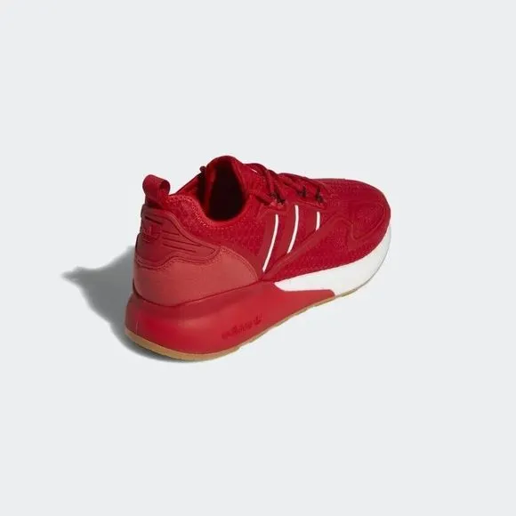 MEN'S Adidas Originals ZX 2K Boost Scarlet Gum Running Shoes GY5806