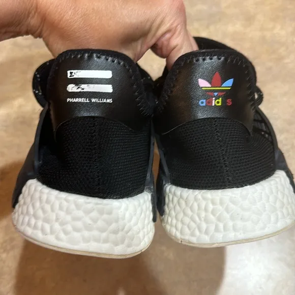 Men’s Adidas, Pharrell Williams human race, tennis shoes, size 10