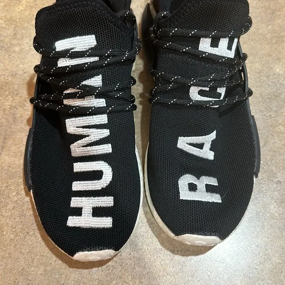 Men’s Adidas, Pharrell Williams human race, tennis shoes, size 10