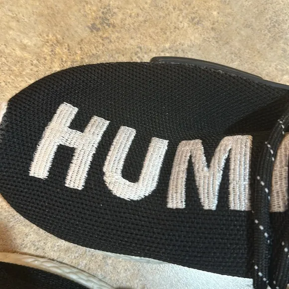Men’s Adidas, Pharrell Williams human race, tennis shoes, size 10