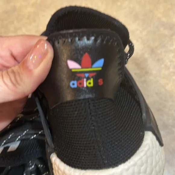 Men’s Adidas, Pharrell Williams human race, tennis shoes, size 10