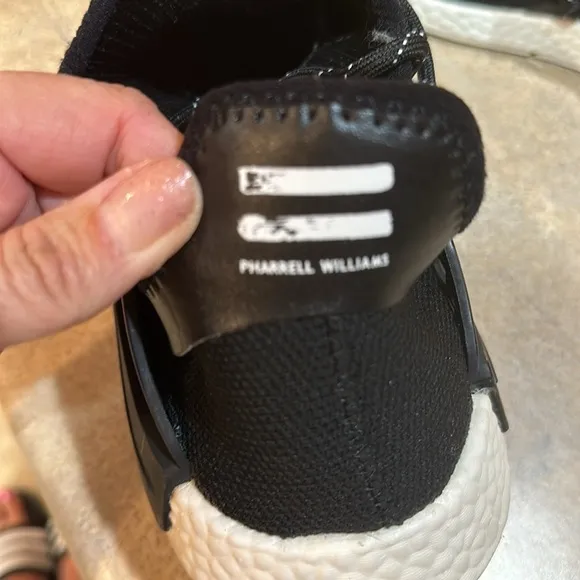Men’s Adidas, Pharrell Williams human race, tennis shoes, size 10