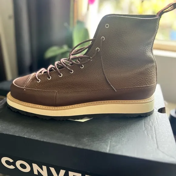 Men's Brown Leather Chuck Taylor Crafted Men’s Boots
