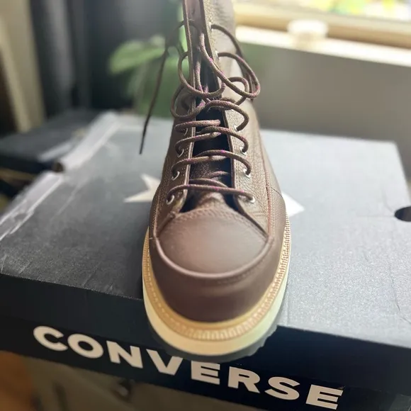 Men's Brown Leather Chuck Taylor Crafted Men’s Boots