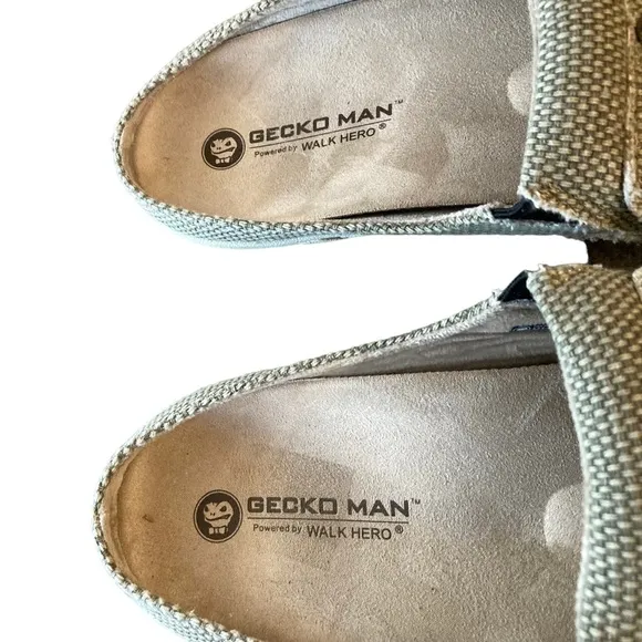 Men’s Gecko Man Size 14 Arch Support Indoor/Outdoor Mules Slip On Shoes
