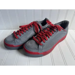 mens gray red Adidas Rod Laver G47880 sneakers shoes tennis skateboarding 8 M