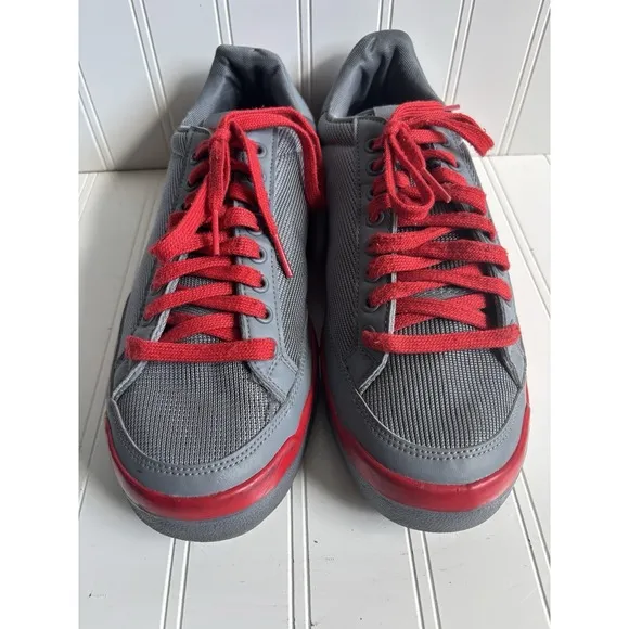 mens gray red Adidas Rod Laver G47880 sneakers shoes tennis skateboarding 8 M