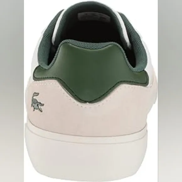 Mens Lacoste Leather Sneakers L006 SMA Size 13 Athletic Shoes NEW Green White