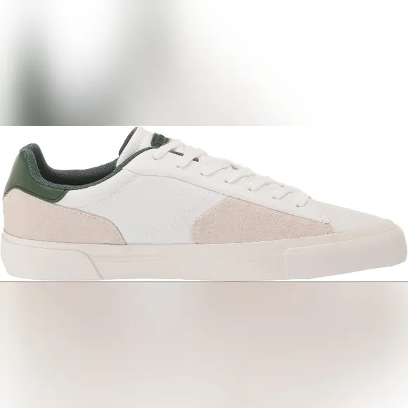 Mens Lacoste Leather Sneakers L006 SMA Size 13 Athletic Shoes NEW Green White