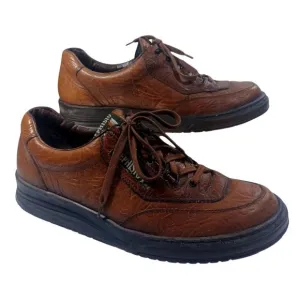Men's Mephisto Match Leather Oxford Cognac Brown 9N 9 Air Jet Waking Shoes