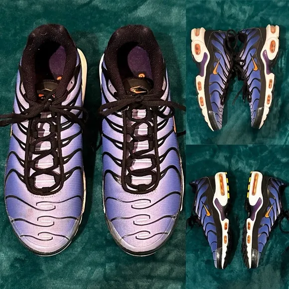 Men’s Nike Air Max Plus 'VoltagePurple BQ4629-002 Sneaker Tennis Shoes size 9