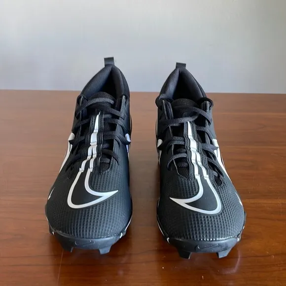 Men's Nike Alpha Menace 3 Shark Football Cleats Black CV0582 001 Size 11.5