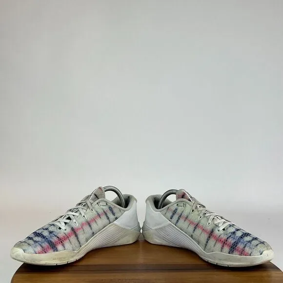Mens Nike Metcon 5 White Tie Dye Training Crossfit Sneakers Shoes Size 9.5 M GUC