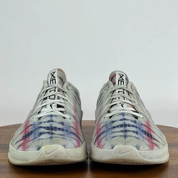 Mens Nike Metcon 5 White Tie Dye Training Crossfit Sneakers Shoes Size 9.5 M GUC