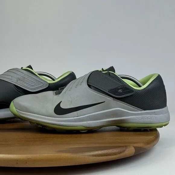 Mens Nike TW '17 Tiger Woods Wolf Grey Spiked Golfing Cleats Shoes Size 13 D GUC