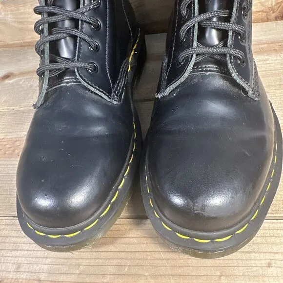 Mens Size 10 - Dr. Martens 11822 8 Eye Black Combat High Top Lace Up Boots Shoes