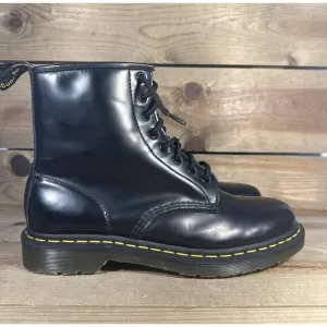 Mens Size 10 - Dr. Martens 11822 8 Eye Black Combat High Top Lace Up Boots Shoes
