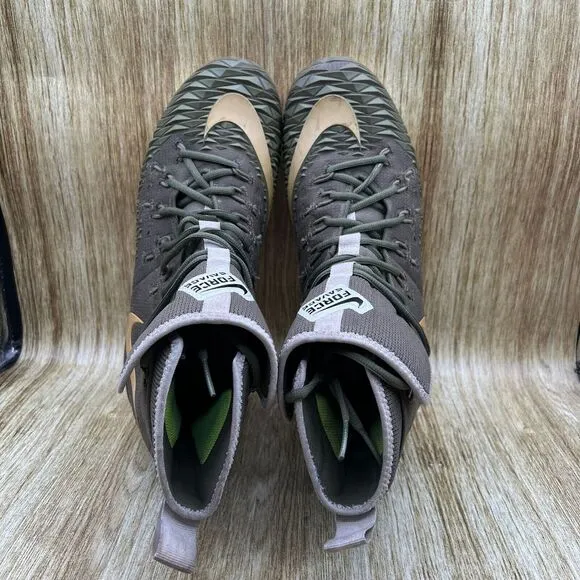Men's Size 12.5 - Nike Force Savage Elite TD OPNG 18 Olive Football Cleats Shoes