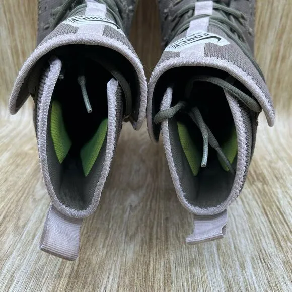Men's Size 12.5 - Nike Force Savage Elite TD OPNG 18 Olive Football Cleats Shoes