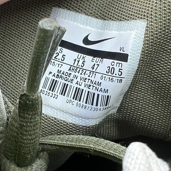 Men's Size 12.5 - Nike Force Savage Elite TD OPNG 18 Olive Football Cleats Shoes