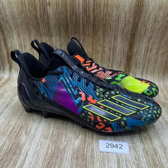 Men's Size‎ 13 - Adidas Adizero 12.0 Mismatch Black Football Cleats Shoes IG9569