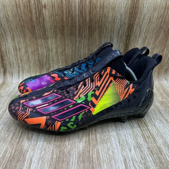 Men's Size‎ 13 - Adidas Adizero 12.0 Mismatch Black Football Cleats Shoes IG9569